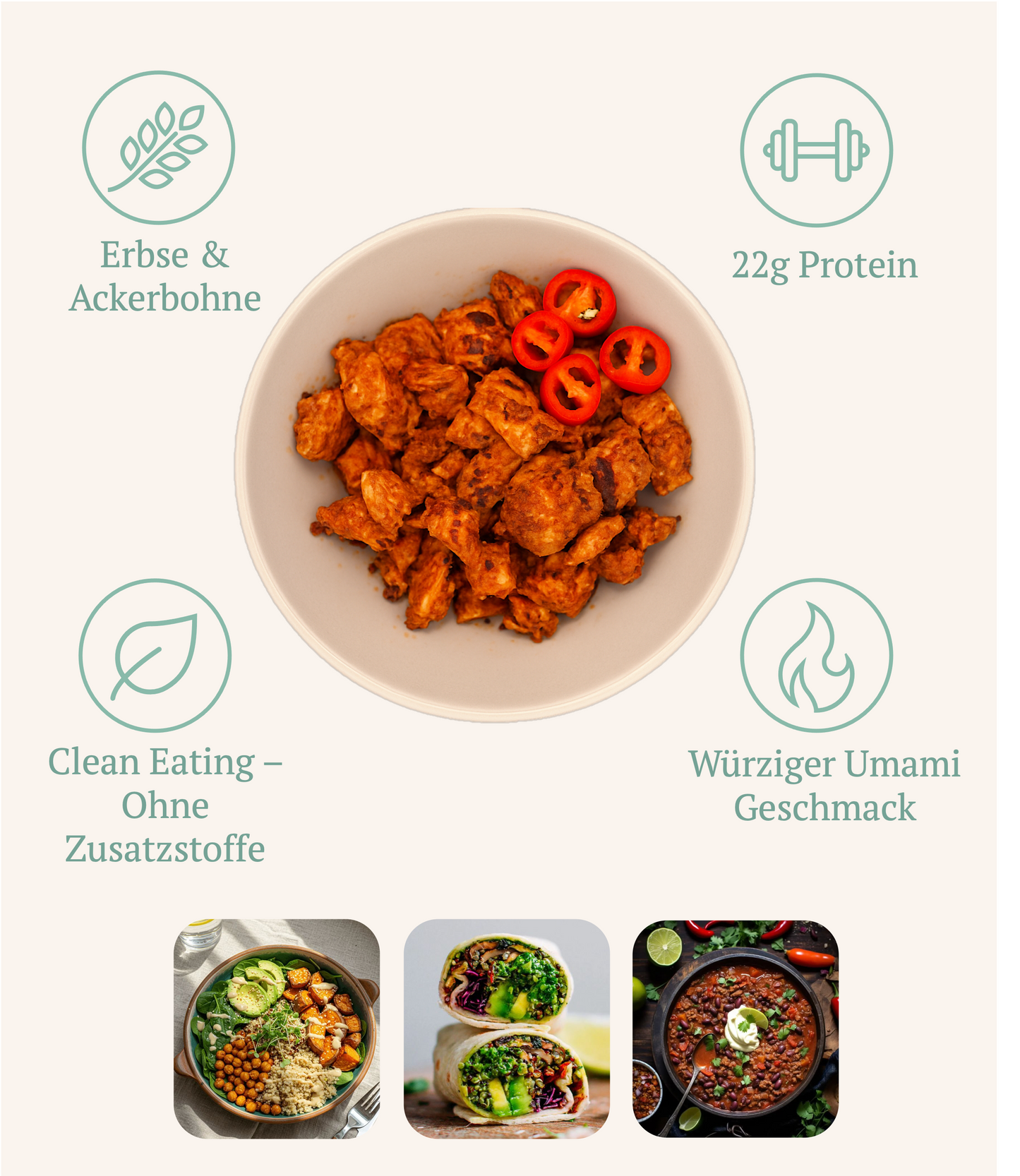 Starterpaket CLEAN PROTEIN Umami Cubes I Mit Geld-zurück-Garantie